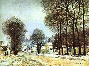 Alfred Sisley Snow at Louveciennes Germany oil painting artist